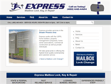Tablet Screenshot of express-mailbox.com